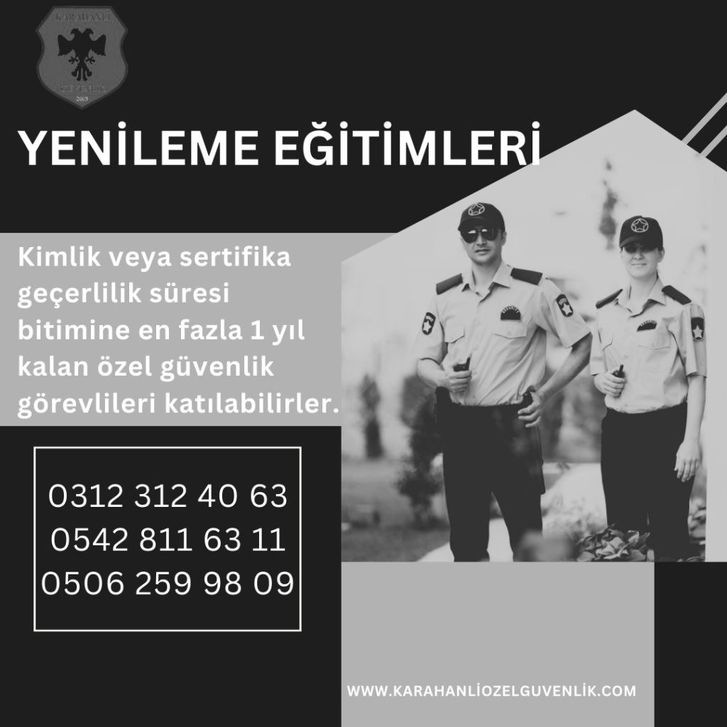 SİLAHLI YENİLEME KURSU